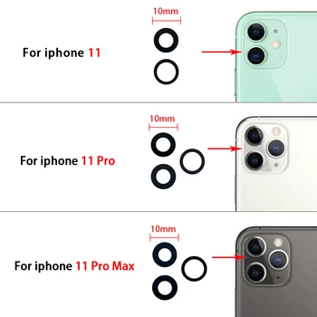 10 Kos Zadaj Nazaj Objektiv Kamere Stekla s Lepilo Nalepke Za IPhone 14 Plus 13 12Mini 11 Pro Max