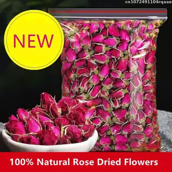 100% Naravni Rose Posušeno Cvetje Mini Rose Brsti Za Dekorativne Mix Cvet Materiala Kadila Vrečki Parfum Poročno Svečo, Zaradi Česar 