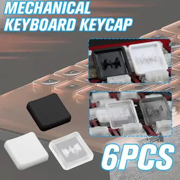 10pcs Pregleden Keycaps dvoslojno Keycaps Izmenljive Papir Posnetke po Meri MX Stikalo Relegendable Keycap Lupini za Varstvo