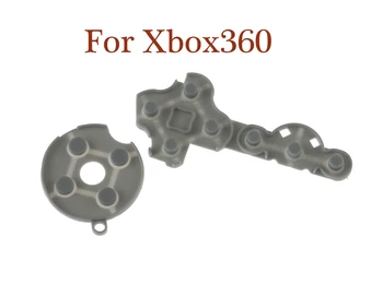 10sets Sivi Silikon Prevodni gumijasti deli za xbox360 žični in brezžični krmilnik palčko