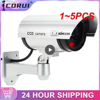 1~5PCS Smart Lutke Nadzor Kamere Zaprtih prostorih/na Prostem Nepremočljiva Ponaredek CCTV Varnostne Kamere z Utripajoča Rdeča LED Lučka
