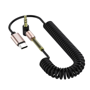 3.5 mm Moški AUX Kabel USB Tip C Adapter Kabel za Slušalke