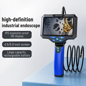 5Inch 2MP 1080P 5,5 mm Dvojno Objektiv Stranski Pogled Industrijske Endoskop Kamera CMOS Borescope Pregled Otoscope Digitalni Mikroskop