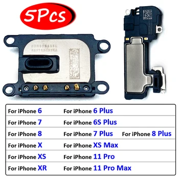 5Pcs/Veliko，Original Sprednji Vrh Slušalke Slušalke Zvočnik pri Ušesu Zvok Sprejemnik Za IPhone X XR 6 6S 7 8 Plus XS 11 Pro Max