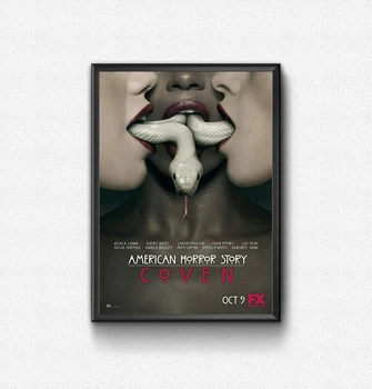 American Horror Story TV Serije Plakat Doma Stensko Slikarstvo Dekoracijo (Brez Okvirja)