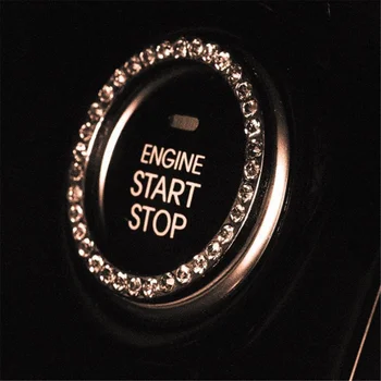 Avto Start Stop Ključ za Vžig Obroč za Toyota Prius Levin Krono Avensis Previa FJ Cruiser Venza Sienna Alphard ZELAS