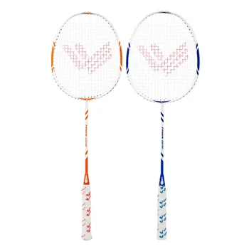 Badminton usposabljanje lopar, aluminij zlitine integrirano ultra lahka, visoka elastičnost in trajno dvojno zabavo lopar