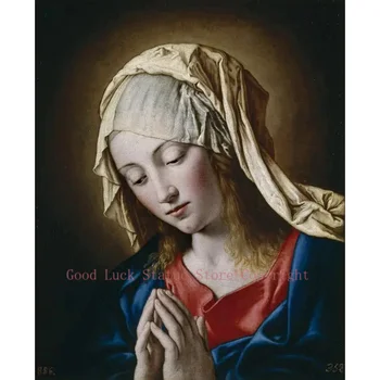 debelo slikarstvo # TOP religije, UMETNOSTI # Madonna La Virgen sl meditacion # print platno oljno sliko