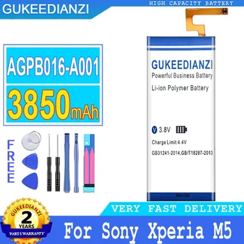 GUKEEDIANZI Baterija za Sony Xperia M5, Velika Moč, 3850mAh, AGPB016-A001, E5603, E5606, E5653, E5633, E5643, E5663, E5603, E5606