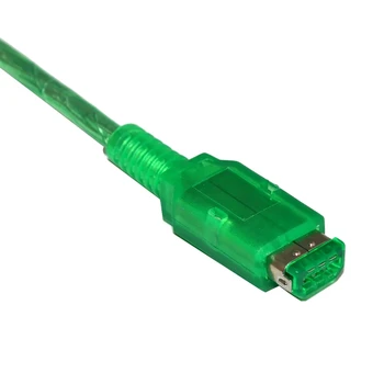 H8WA 1,5 m/4.9 ft 2 Igralcev Podatkovni Kabel za Povezavo, Povežite Kabel za Gameboy Color GB GBP Konzole z Dvojnim namenom Skladu Zelena
