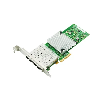 I350-4SFP PCI-Ex4 Gigabit Štiri-Port svjetlovodni Strežnik Portable Network Card I350AM4 Čip Omrežna Kartica