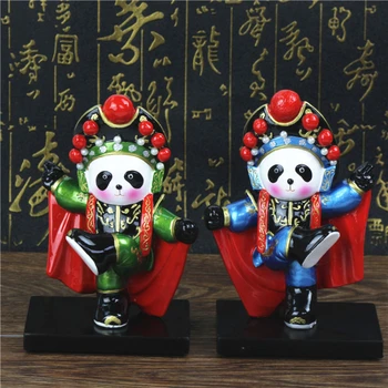 Keramični Peking Masko Lutka, Tik Tok Kawaii Srčkan Igrače, Obraz Spreminja, Panda, Potovanja Darilo, Okrasni, Keramični Model, Slika, Ustvarjalne