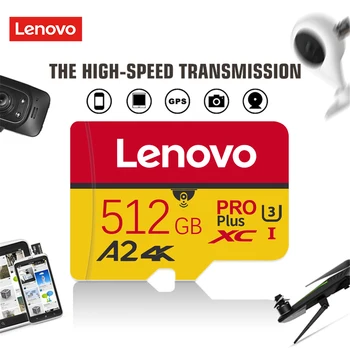 Lenovo A2 2TB SD Memory Card 128GB TF SD Flash Pomnilniško Kartico 1TB 512GB 256GB 32GB Micro TF/SD Flash Card Za Fotoaparat/tableta