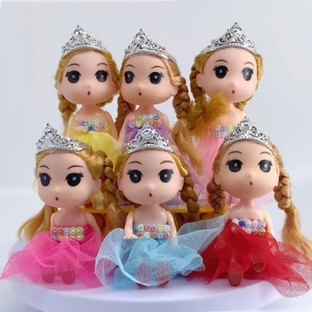Lep 12 cm, Barbie Lutka, Mini Princess Darilni Set z Odlično Pribor