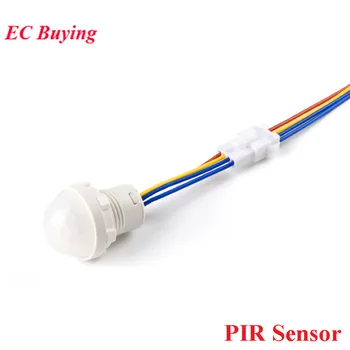 Mini PIR Infrardeči Senzor, Detektor, Modul Smart Stikalo Krmilnika Človekovih Senzor Ročno Skeniranje Glavo AC 85-265V Doma Notranjo Razsvetljavo LED