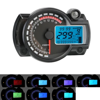Motorno kolo merilnik Hitrosti MAX 299KM/H Moto nadzorni Plošči LCD Digitalni Števec prevožene poti