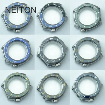 NEITON 36 mm srebrna Primeru Safirno Steklo Fit NH35 NH36 gibanje Transparentno Steklo