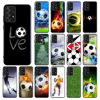 Nogomet nogometno žogo Primeru Telefon za Samsung Galaxy A13 A22 A32 A71 A33 A52 A53 A72 A73 A51 A23 A31 A34 A54 A52 Primeru