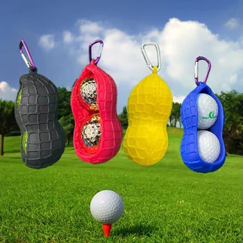 Novo Arašidovo Obliko Golf Dobave Dvojno Žogo Golf Set Iz Silikona, Žogo Kritje Golf Žogo