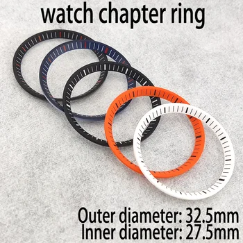 OD：32.5 mm ID：27,5 mm Trde Plastike Watch Poglavje Obroč Primerni Za NH35 NH36 Watch Primeru, Abalone Watch Primeru Deli