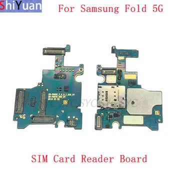 Original SIM Card Reader Odbor Flex Kabel Za Samsung Krat 5G F900 F907 Sim Card Reader Zamenjava Rezervnih Delov