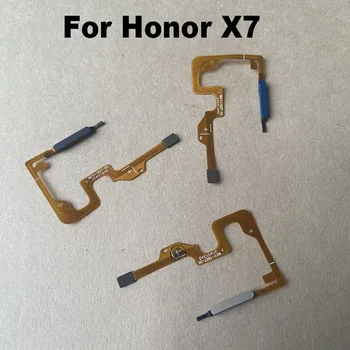 Original Za Huawei Honor X7 Prstnih Senzor za Vklop Flex Kabel Dotik ID Senzorja Doma Gumbi Pametni CMA-LX2, CMA-LX1