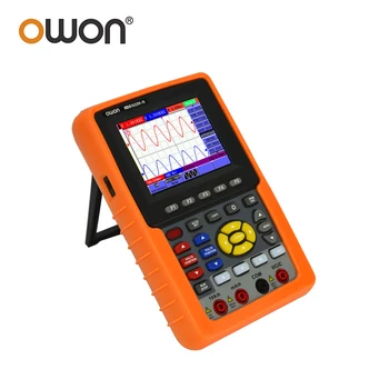 OWON 2CH razširljiv odprtokoden Ročni 2-V-1 Dual Channel Oscilloscope + 3 3/4 Mest Multimeter + FFT Analizator Spektra