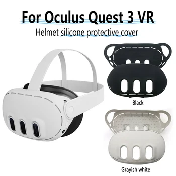 Očala Dustproof Zaščitni Pokrov za Meta Quest 3 VR Anti Drop Shockproof za Quest 3 VR Čelada Silikonski Zaščitni Pokrov