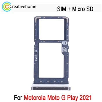 Pladenj za Kartico SIM + Micro SD Kartico Pladenj Za Motorola Moto G Play 2021