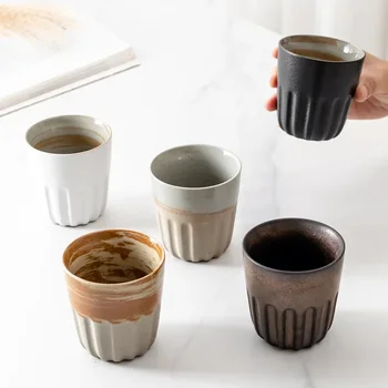 Retro Keramično Skodelico Čaja Japonski Slog Porcelana Teacups Zaradi Skodelice Kave Z Mlekom Vrč Vina Vrč, Vrč Vode V Gospodinjstvu Popoldne Teacup