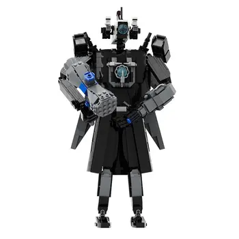 Skibidi Wc Velikan Snemalec Gradbeni Set,Kamera Moških Gradnik Kompleti, Anime Vlogo Play Battle Robot Mech Model(1120Pcs)