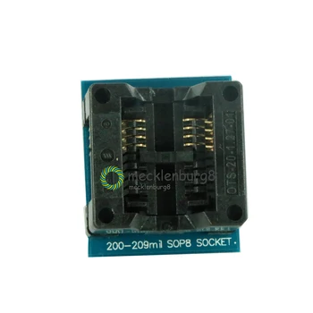 SOIC8 SOP8, da DIP8 IC Vtičnico široko-sedež organa široko 200mil priključek / adapter programer modra / zelena pametne elektronike