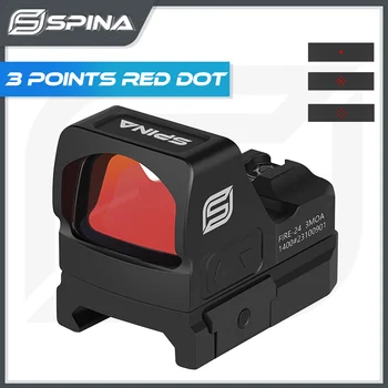 SPINA OPTIKA HD 3MOA Red Dot 3 Točke RMR Glock Pištolo Pištolo Pika Hitro Streljanje s Puško AR.308Win.556.223.12 SS