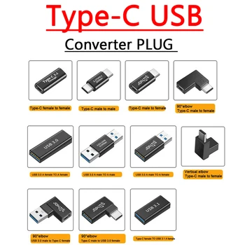Tip-C, USB 3.0/3.1 Pretvornik PRIKLJUČITE moški Ženski Amale Afemale Zaračuna za Sinhronizacijo Podatkov, Adapter za TypeC telefon računalnik PC
