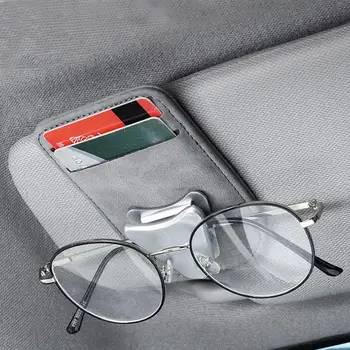 Univerzalni Avto Auto Sončnega Očal Okvir Očal Posnetek Kartice Imetnik Vozovnice Multi-Funkcijo Avto Očala Gori Avto Notranjo Opremo
