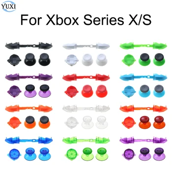 YuXi Za Xbox Serije X-Ov Krmilnik RB LB Odbijača Sproži Gumbi Mod Kit & D-pad 3D Analogni Thumbstick Ročaj Kritje Palčko, Kape