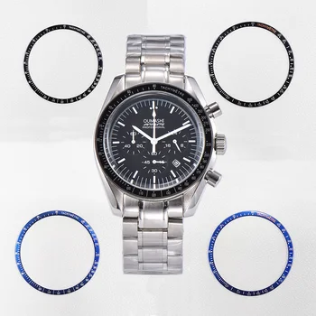 Za 38,5 mm OMG Watch Obroč aluminijasto Ploščo Vstavite Tesnila za SPEEDMASTER Watch 39 mm Ohišje Watch Pribor Notranji premer 34 mm