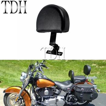 Za Harley Softail Z Zalogi Sedeži 1993-2006 Motocikel Nastavljiv Black Priključite Voznik, Jahač Nazaj Pad Sedeža Naslonjalo Za Vgradnjo