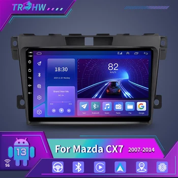 Za Mazda CX7 2007-2014 večpredstavnostna Android 13 Za MAZDA CX-7 CX7 CX 7 Avto 2007 2008 2009 2010 2011 - 2014 GPS Navigacija Radio
