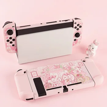 Za Nintendo Stikalo Dodatki Primeru OLED Zaščitni Lupini Anime Kawaii PC Hard Case Kritje Za Preklop Igre Konzole Dodatki