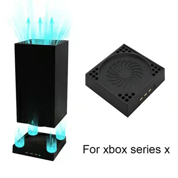 Za Xbox Serije X Igralno Konzolo Hladilni Ventilator 3-Hitrost Nastavljiva Hladilnik Xbox Serije X Znanja Fan Pokončni Oklepaj z USB