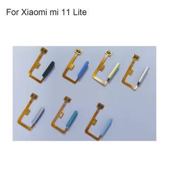 Za Xiaomi mi 11 Lite Prstnih Senzor optični bralnik mi11 Lite Dotik ID Gumb Domov Vrnili Flex Kabel Modula Odbor