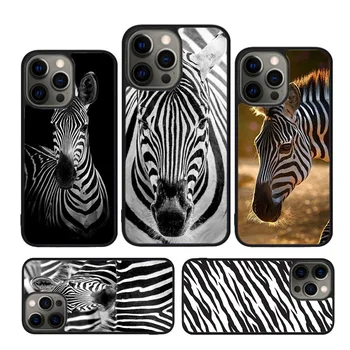 Zebra Živali Prostoživečih živali Afriške Narave Primeru Za iPhone 15 SE 2020 XR XS Max 7 Plus 8 12 13 Mini 11 12 13 14 Pro Max Odbijača Pokrov