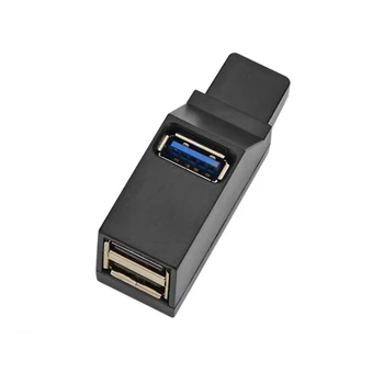 ZVEZDIŠČE USB Adapter Extender Mini Splitter Polje 3 Vrata Za Prenosni RAČUNALNIK, Mobilni Telefon, High Speed U Disk Reader